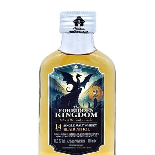 0,1lBlairAthol14Jahre–AVattingofanOlorosoOctaveandaPedroXimenezOctave–TheForbiddenKingdom–SingleMaltWhisky–max.2Flaschenp.P.&Haushalt–Versandstartetabdem29.April2026