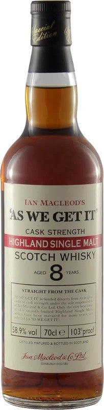 IanMacLeod´s„AsWeGetIt“8y.o.SingleMalt